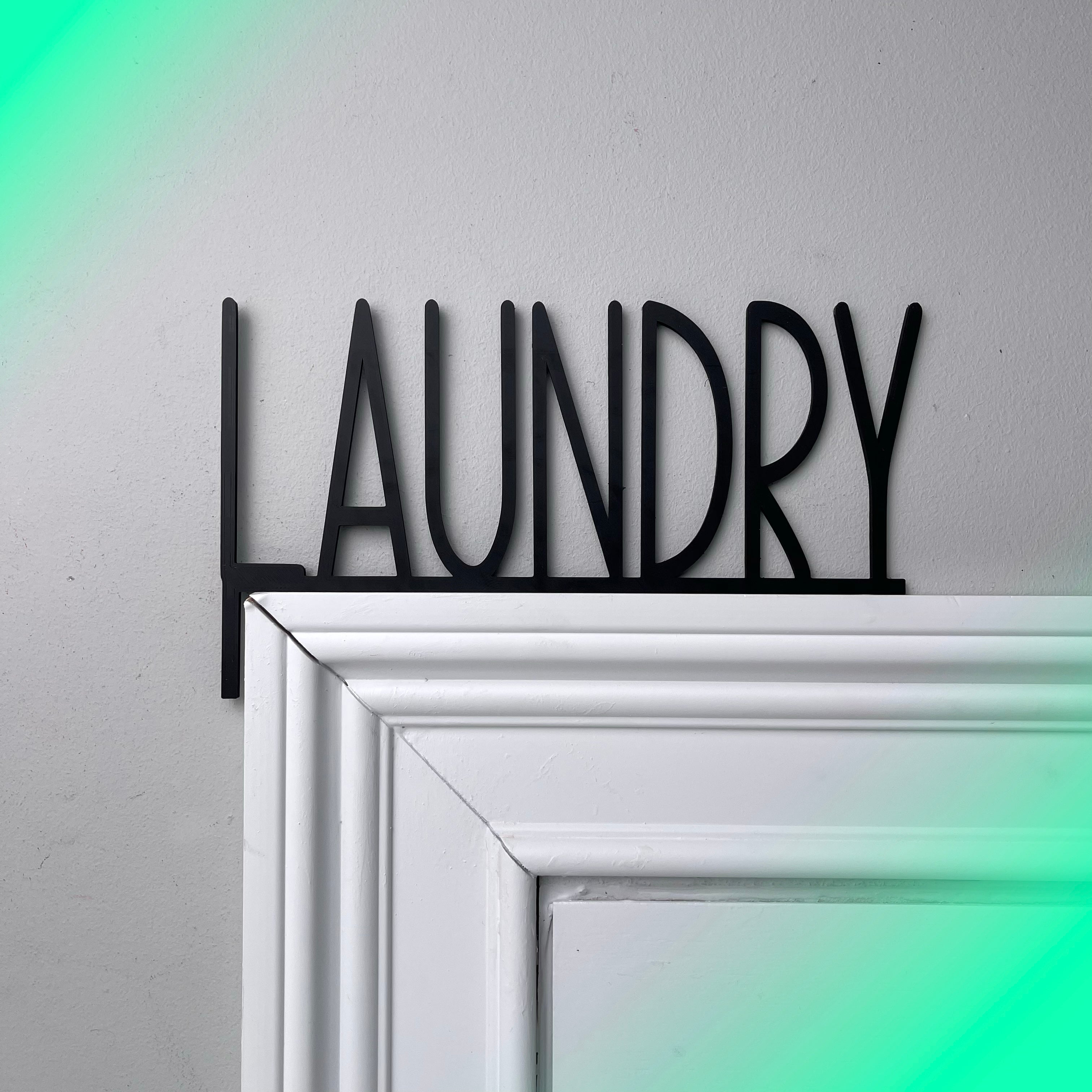 Laundry Door Topper