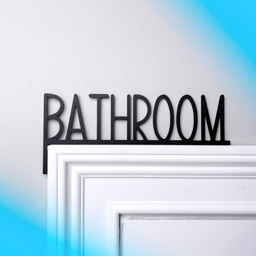Bathroom Door Topper