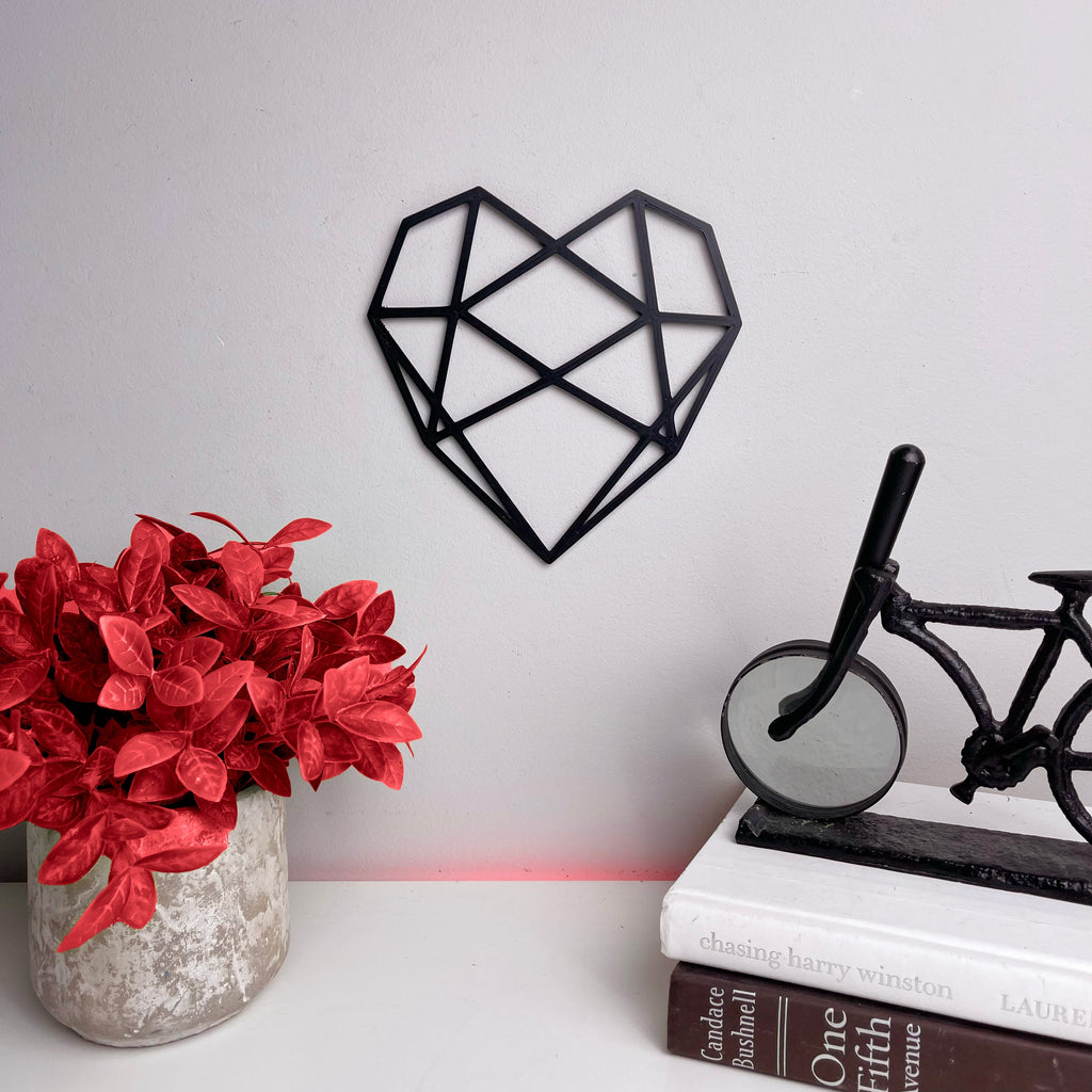 Geometric Heart Sign