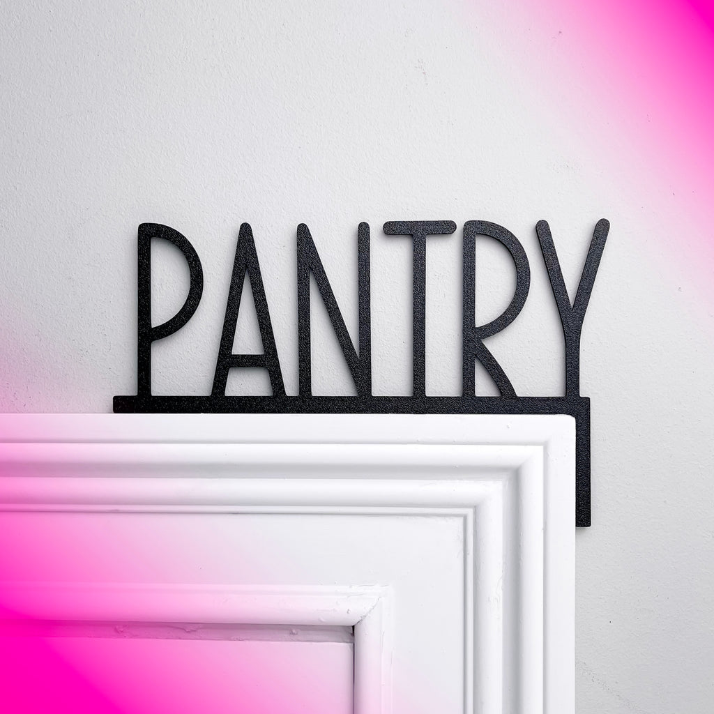 Pantry Door Topper
