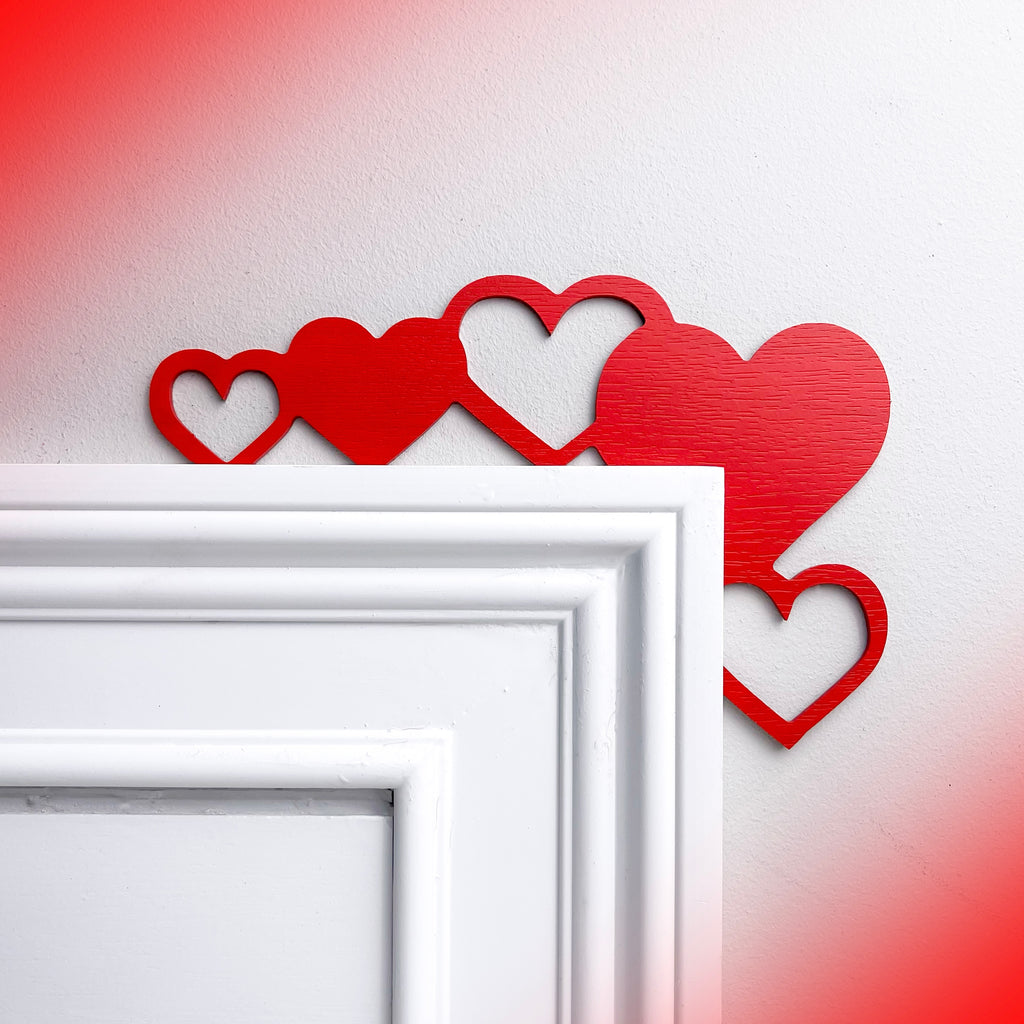 Group of Hearts Door Topper