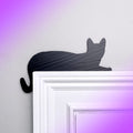 Cat Laying Down Door Topper