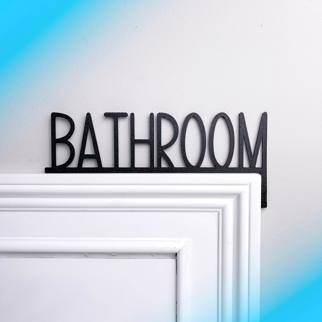 Bathroom Door Topper