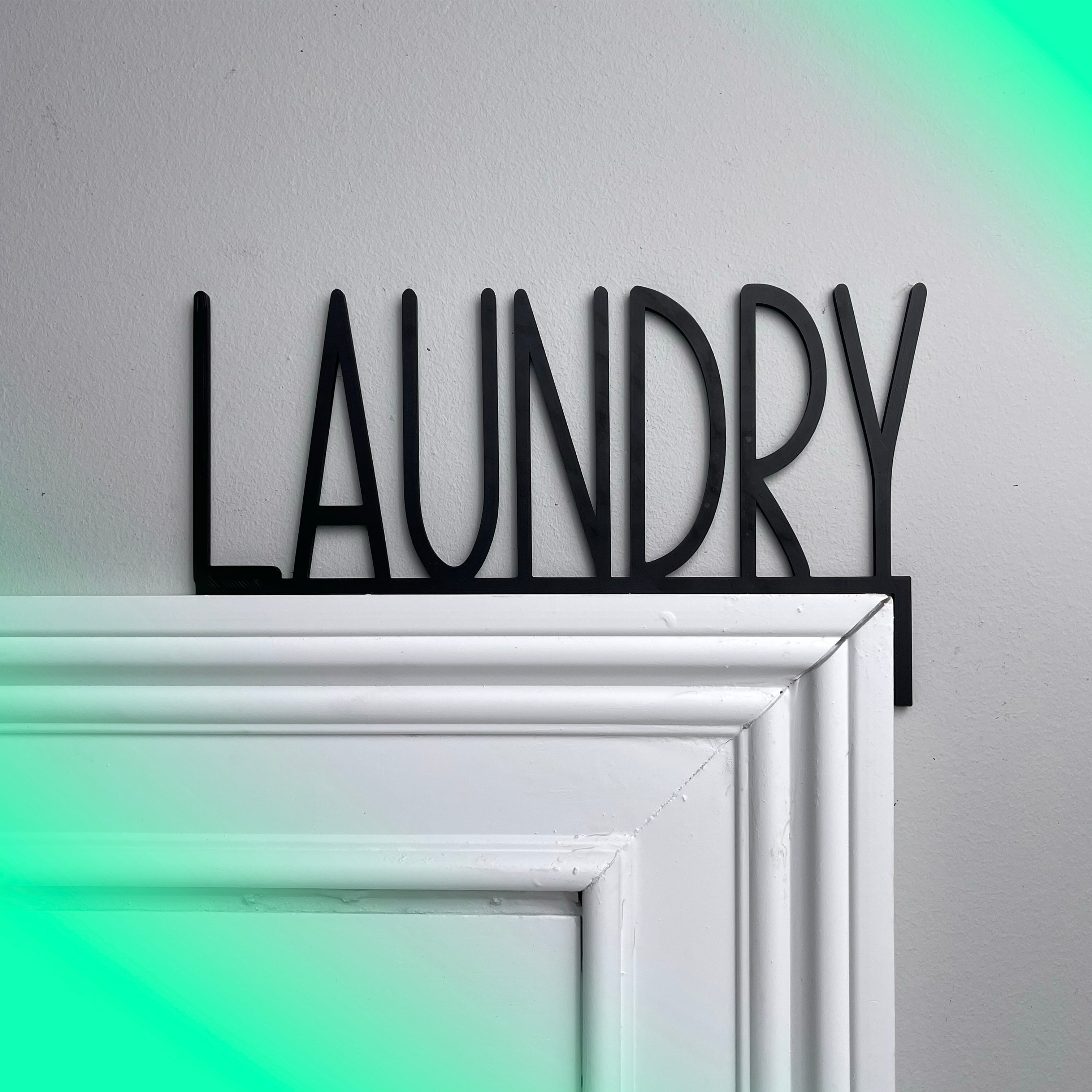 Laundry Door Topper