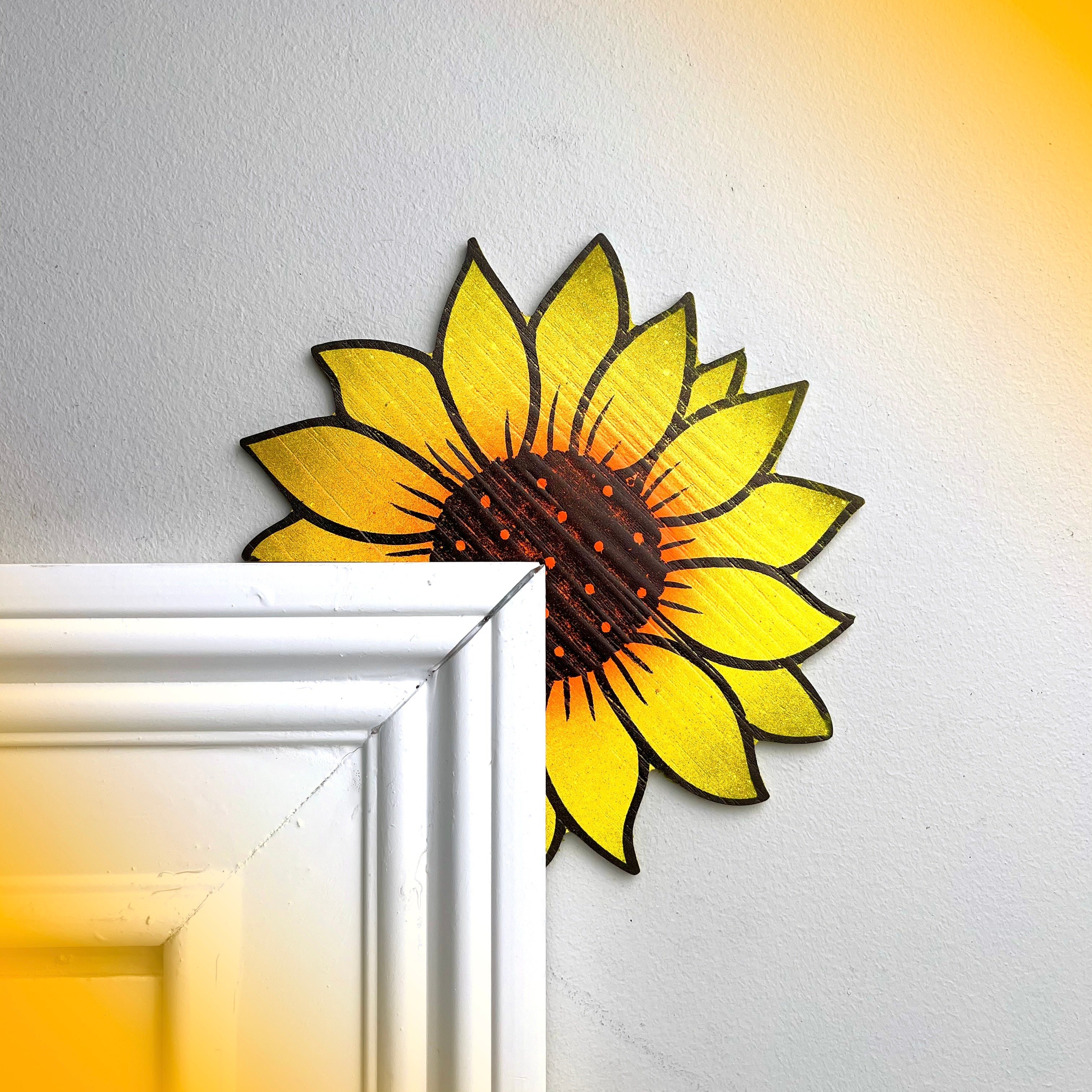 Sunflower Door Topper