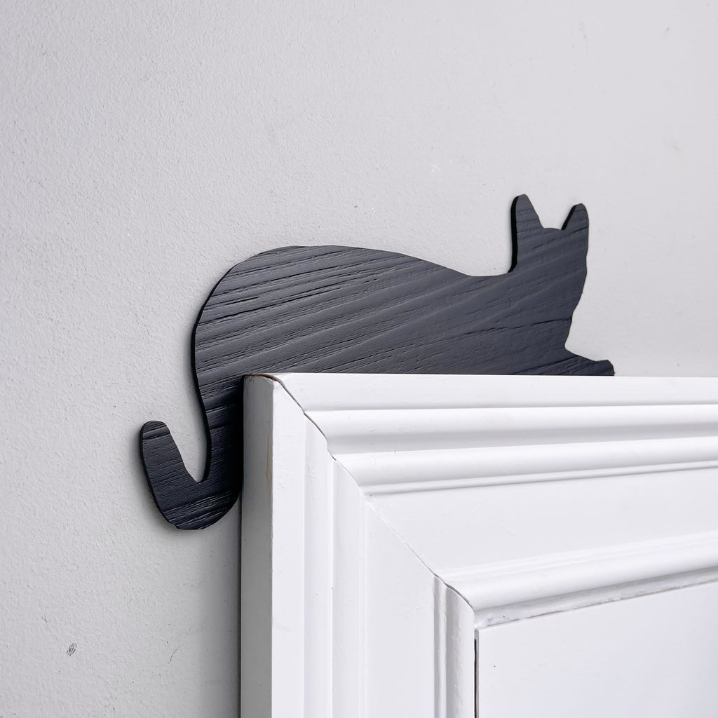 Cat Laying Down Door Topper