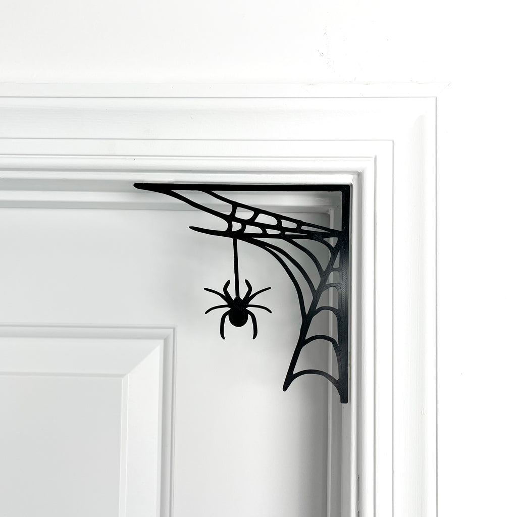 Spider in Web Door Decor