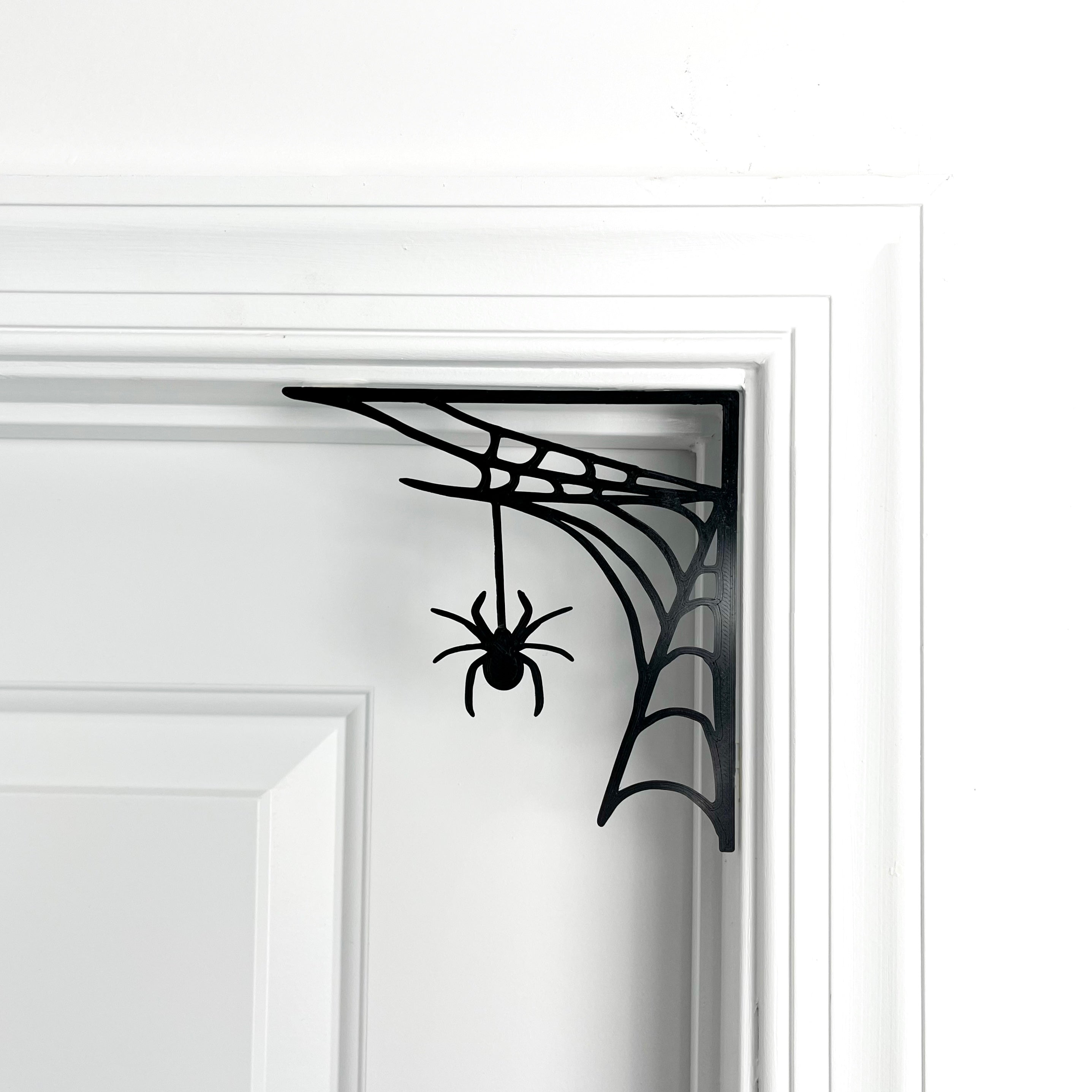 Spider in Web Door Decor