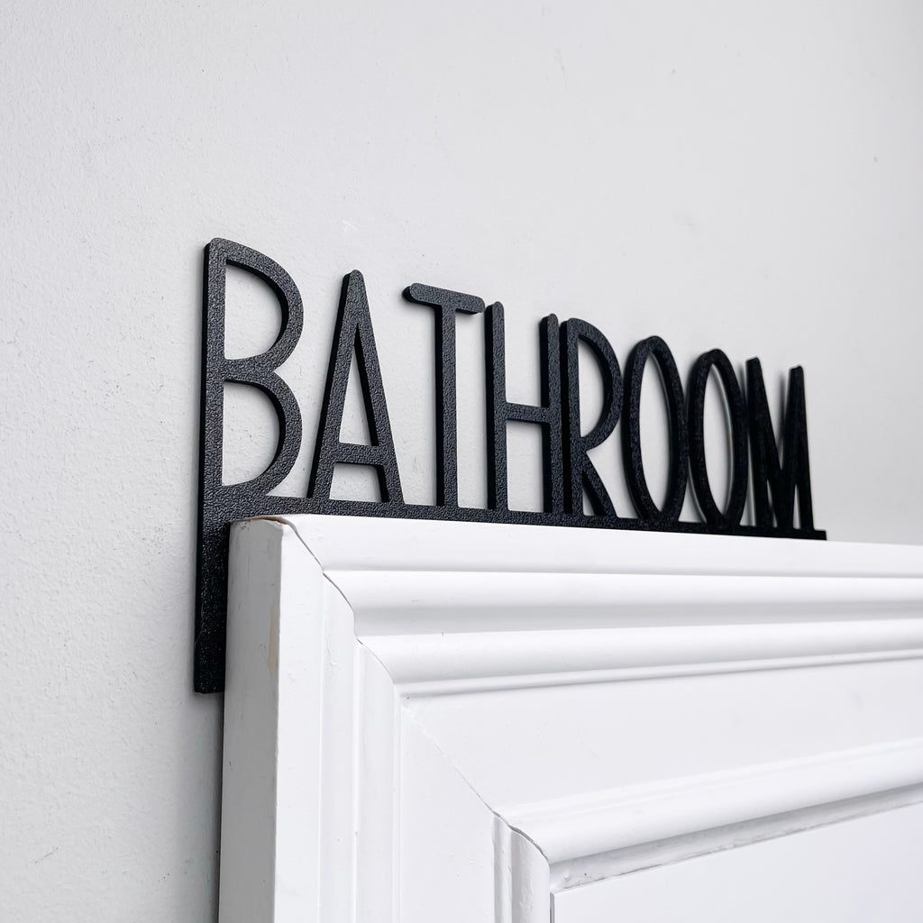 Bathroom Door Topper