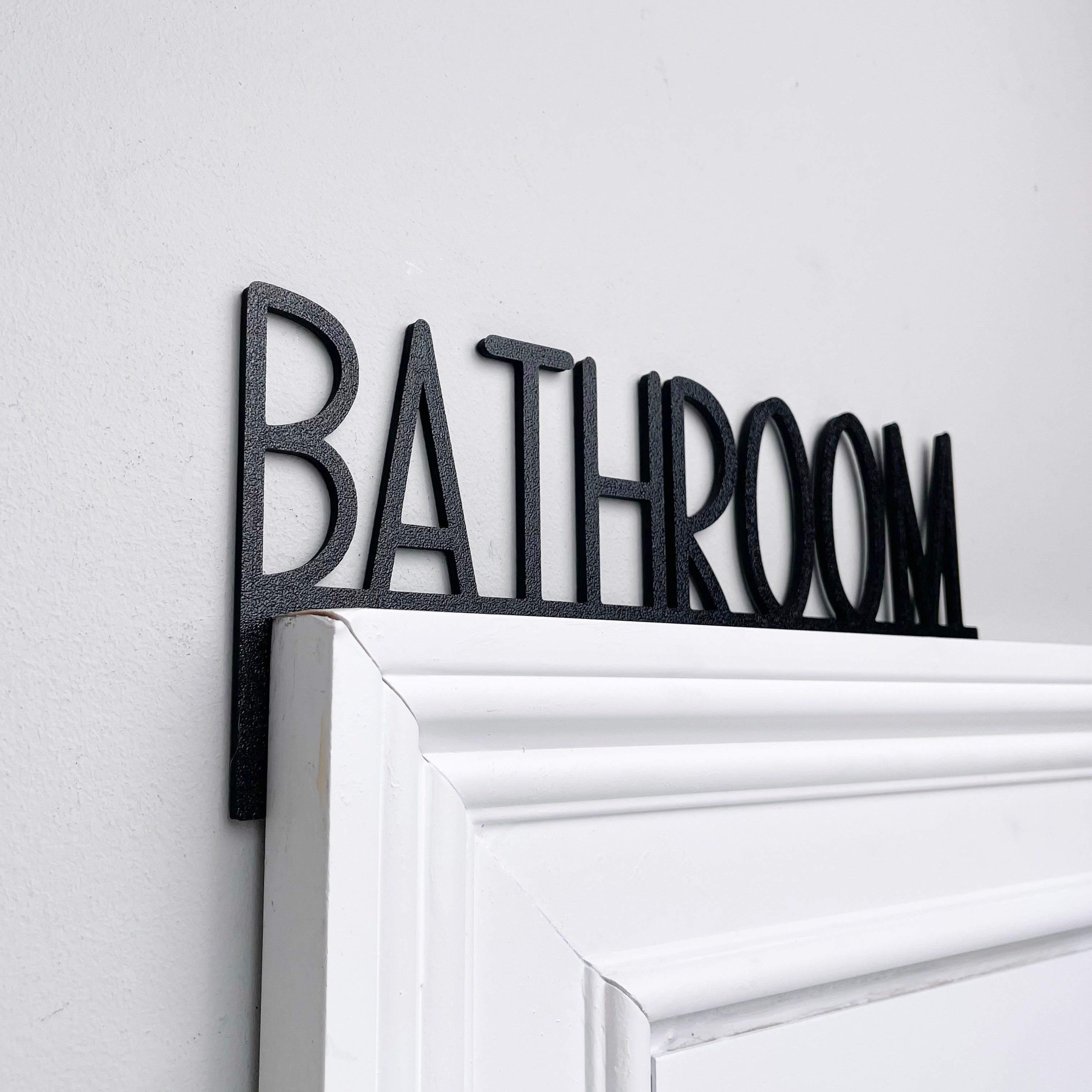 Bathroom Door Topper