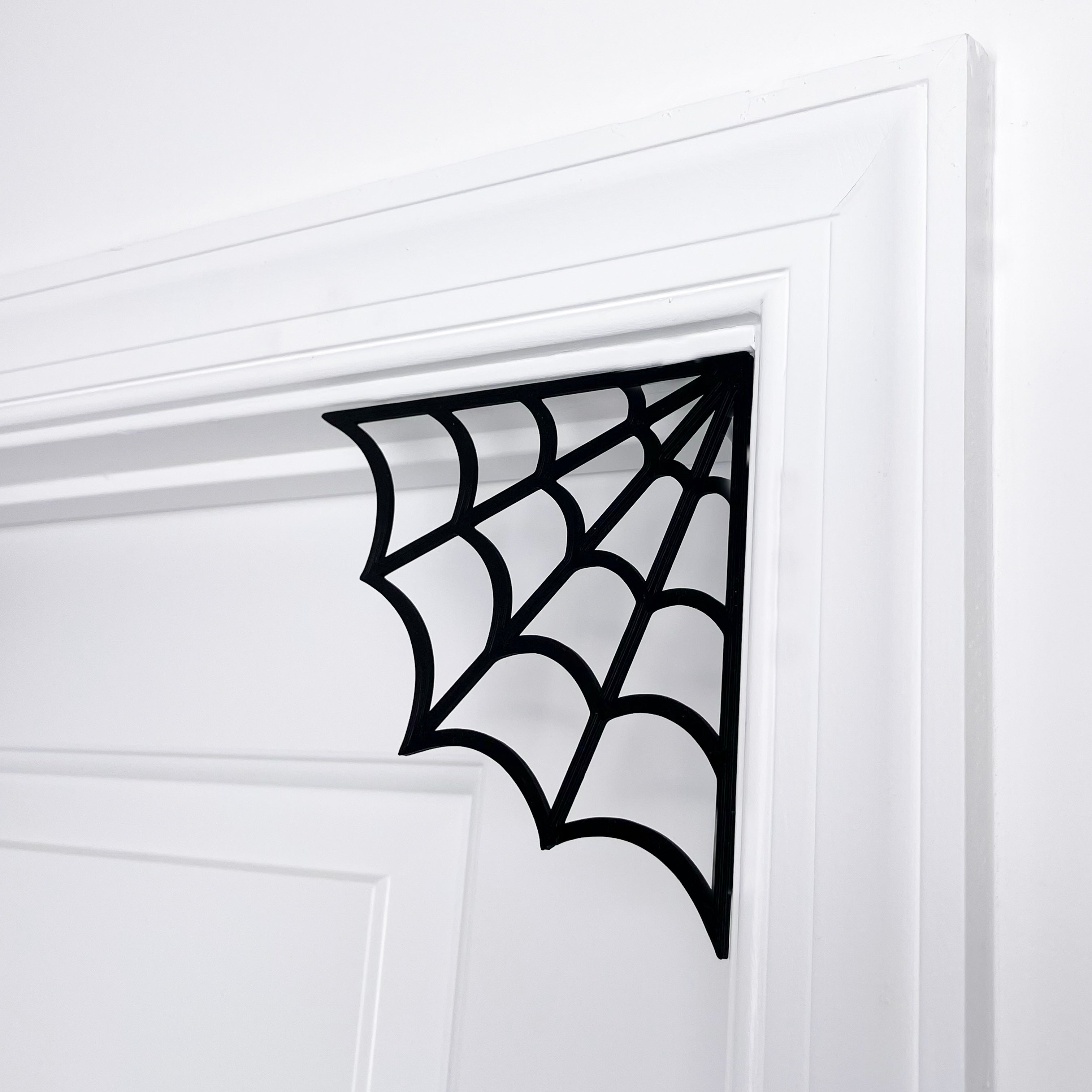 Corner Spider Web Door Decor