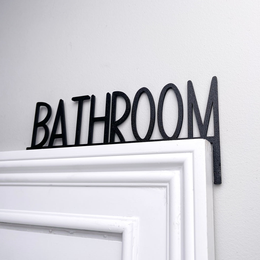 Bathroom Door Topper