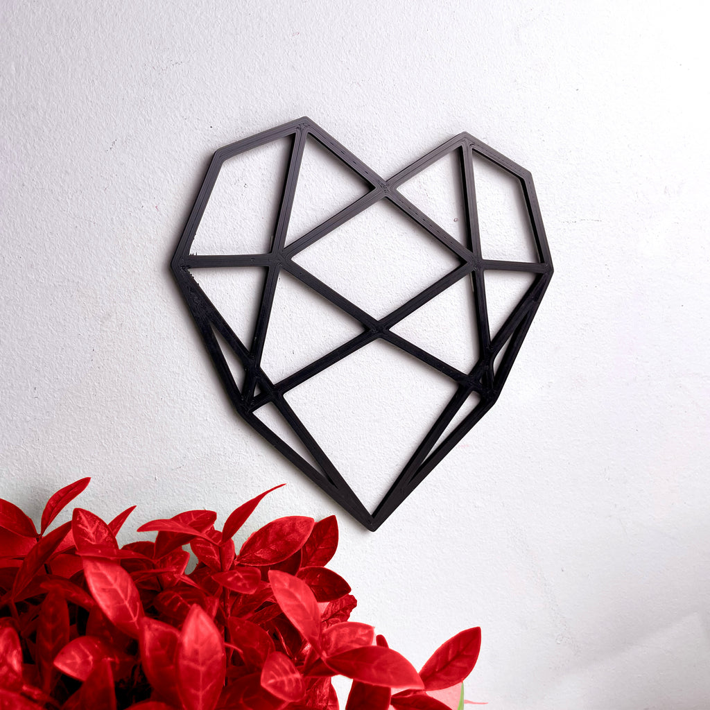 Geometric Heart Sign