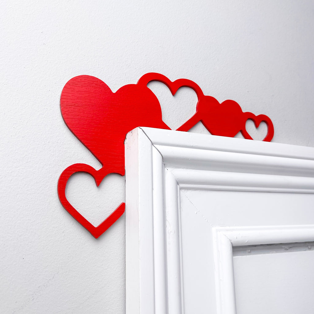 Group of Hearts Door Topper