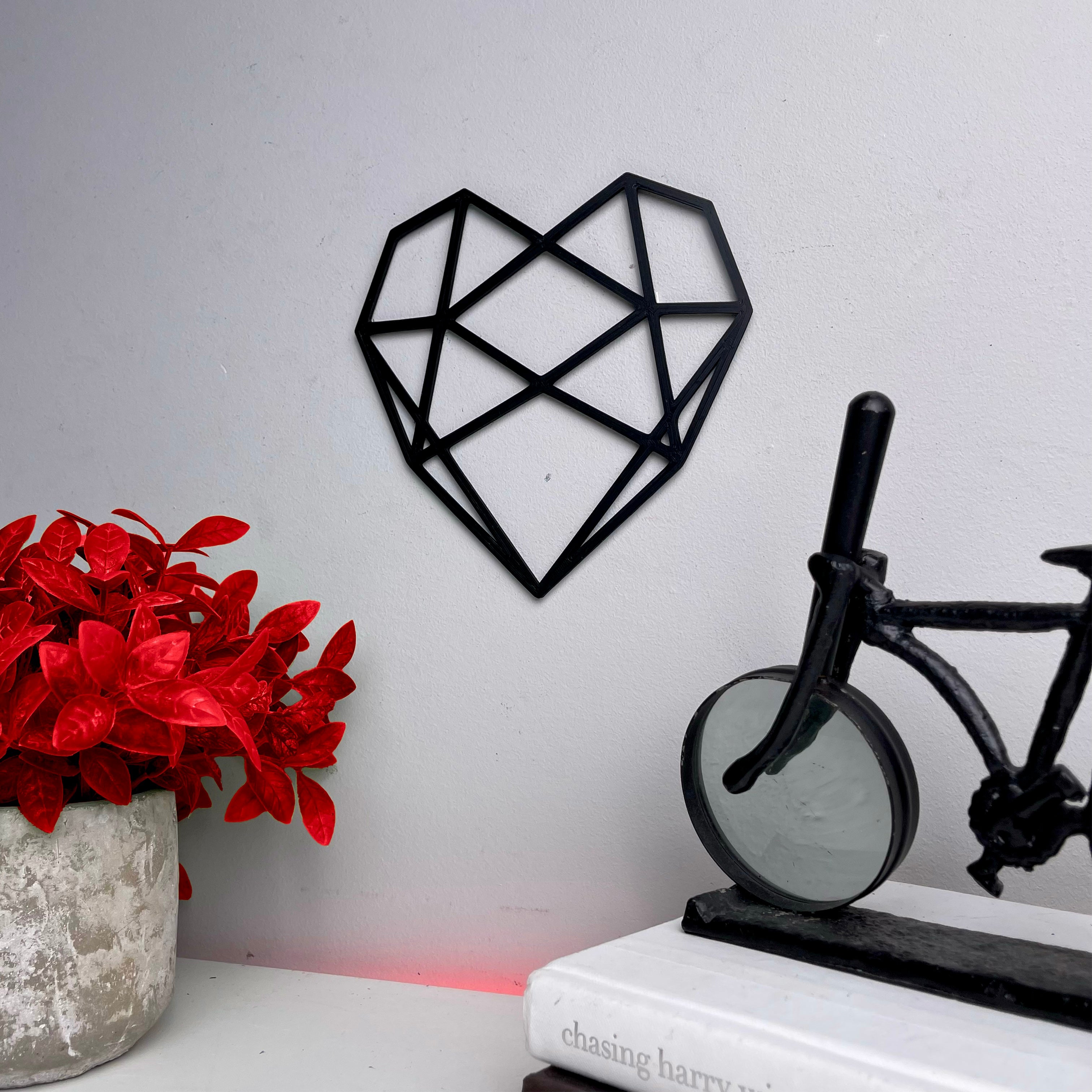 Geometric Heart Sign