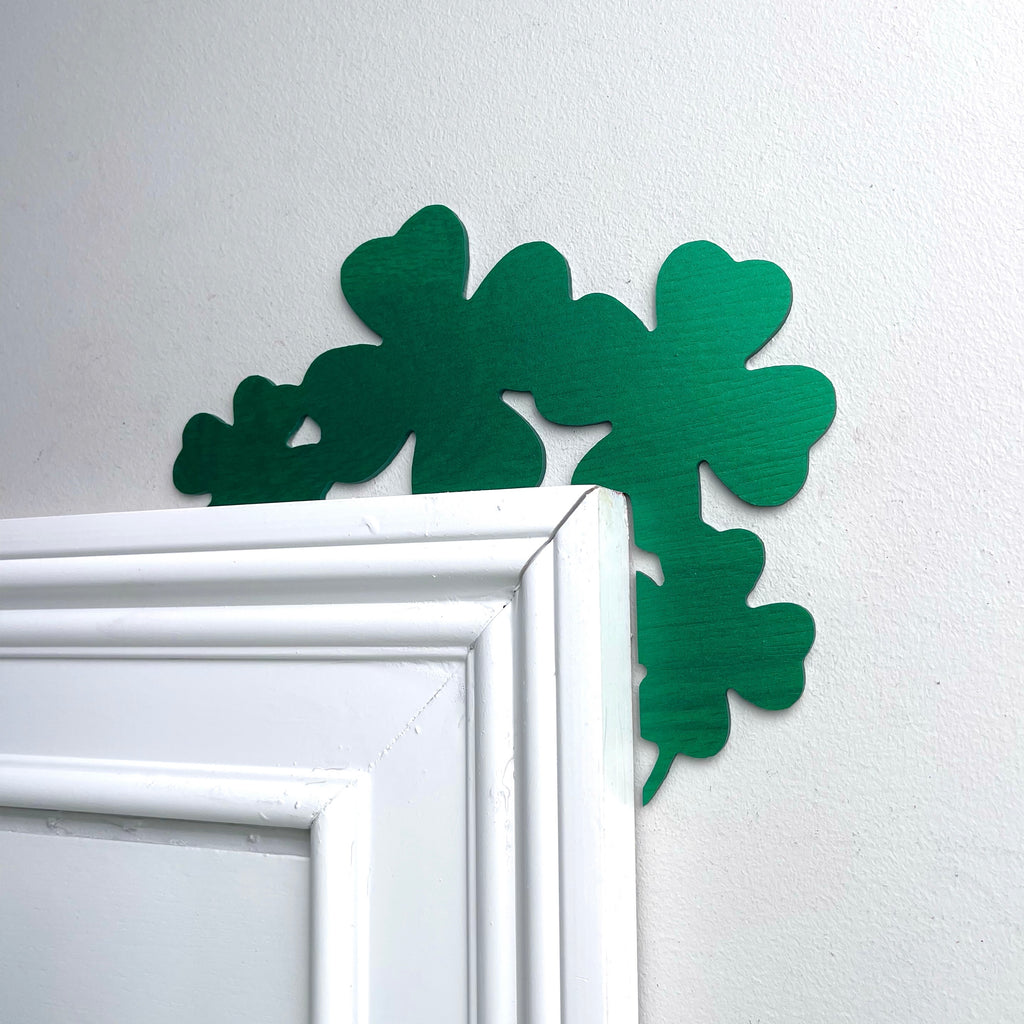 4 Leaf Clovers Door Topper
