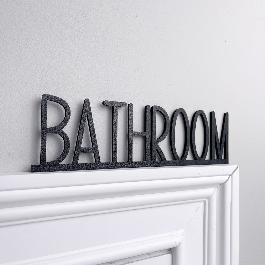 Bathroom Door Topper