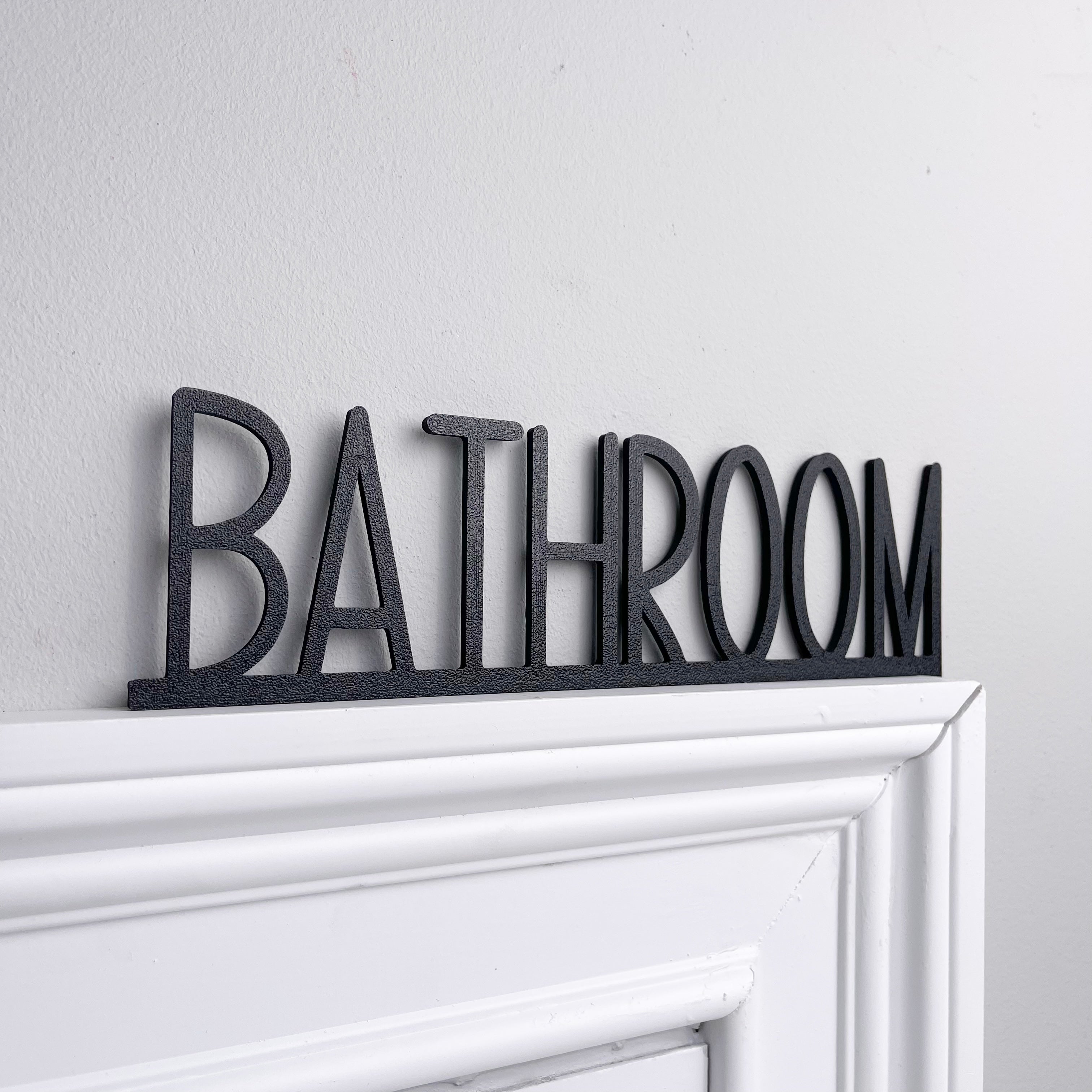 Bathroom Door Topper