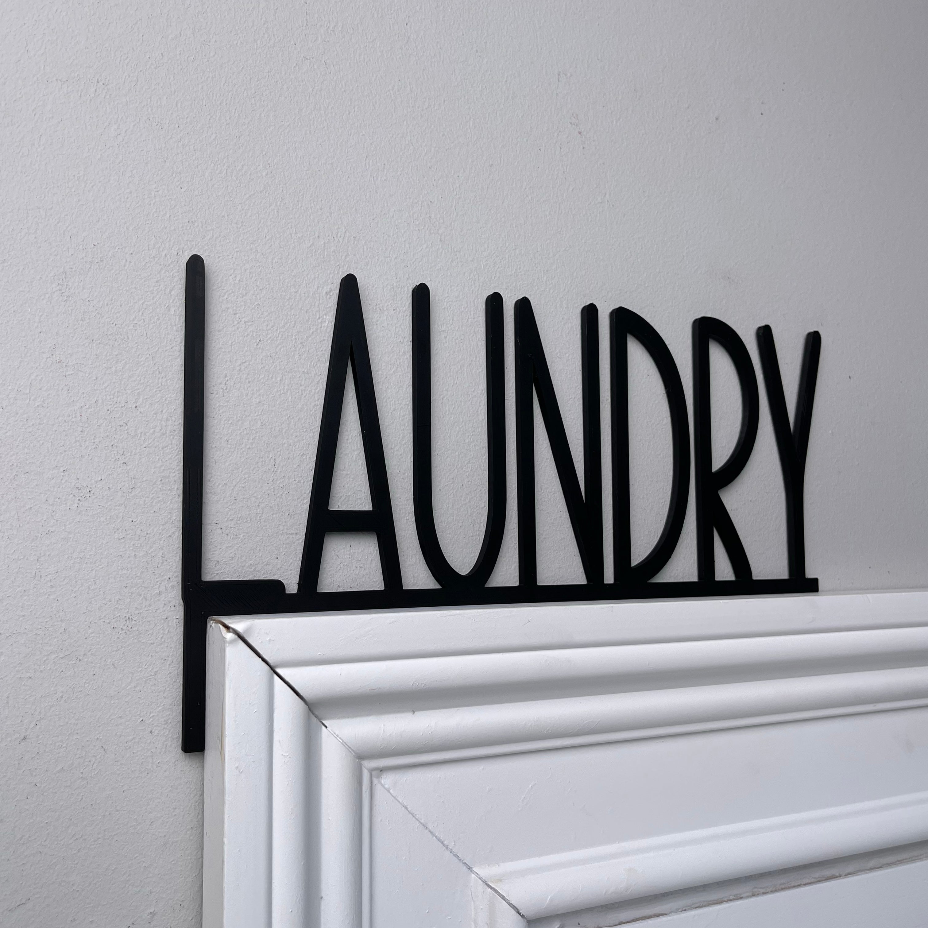 Laundry Door Topper