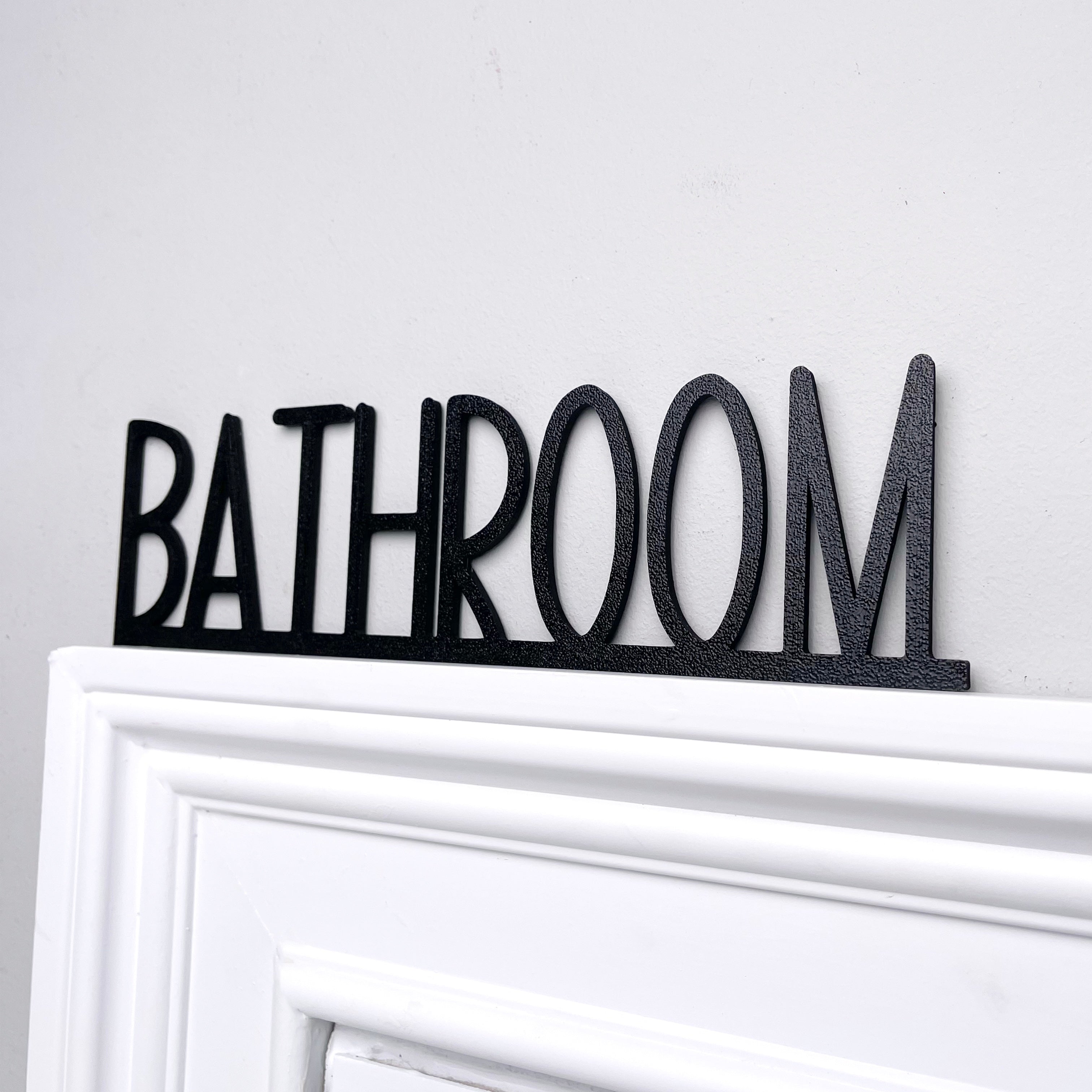Bathroom Door Topper