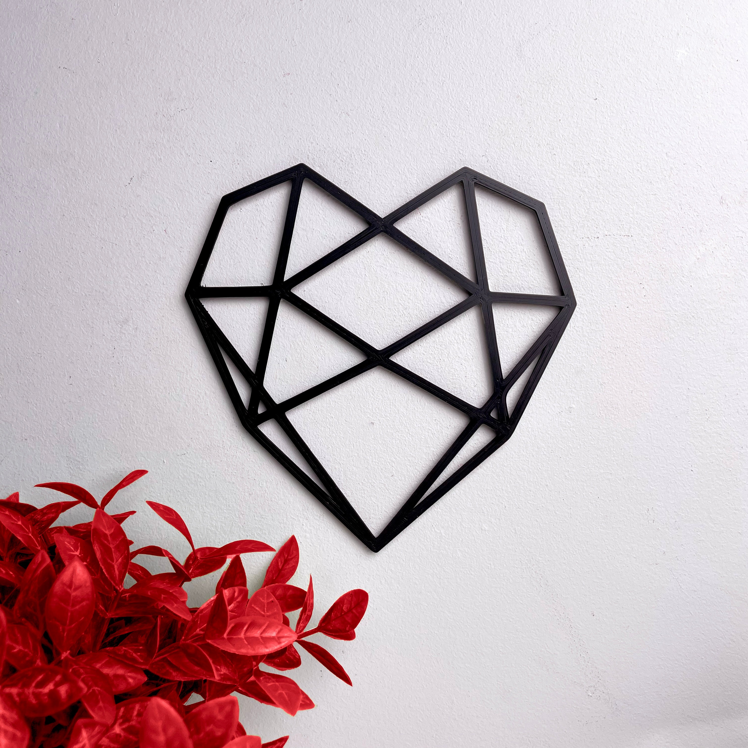 Geometric Heart Sign
