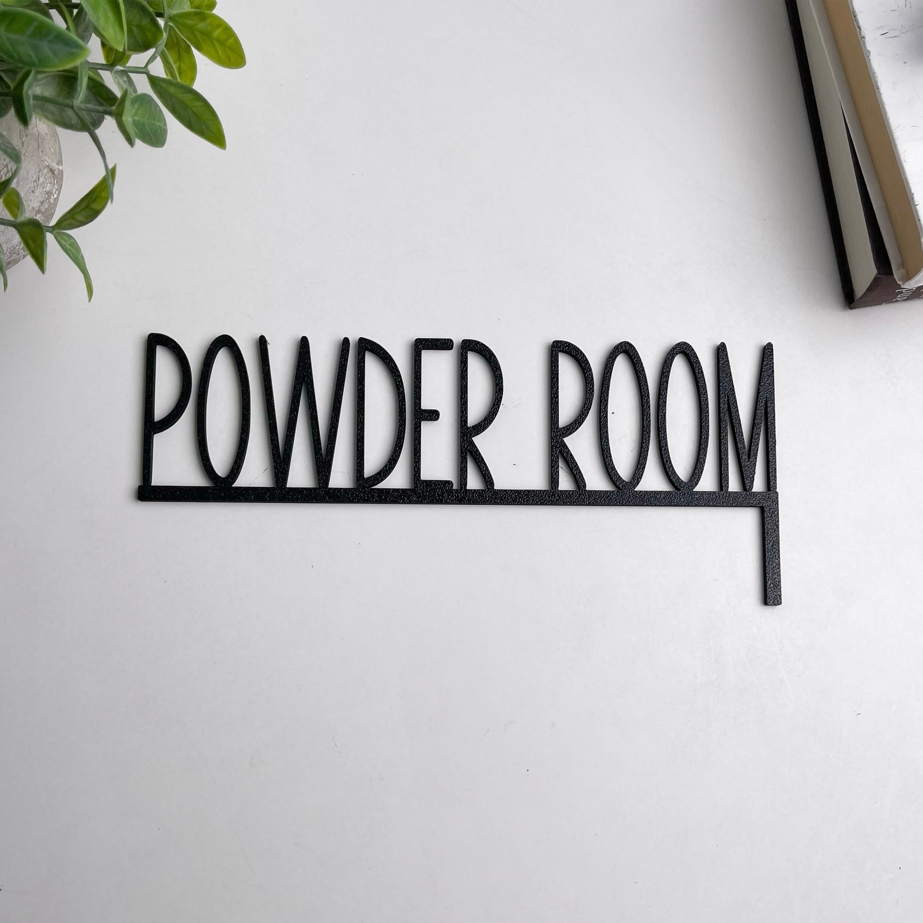 Powder Room Door Topper