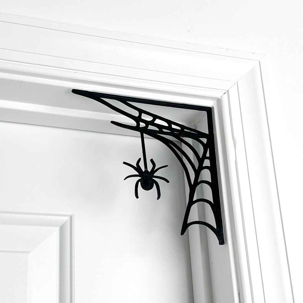 Spider in Web Door Decor