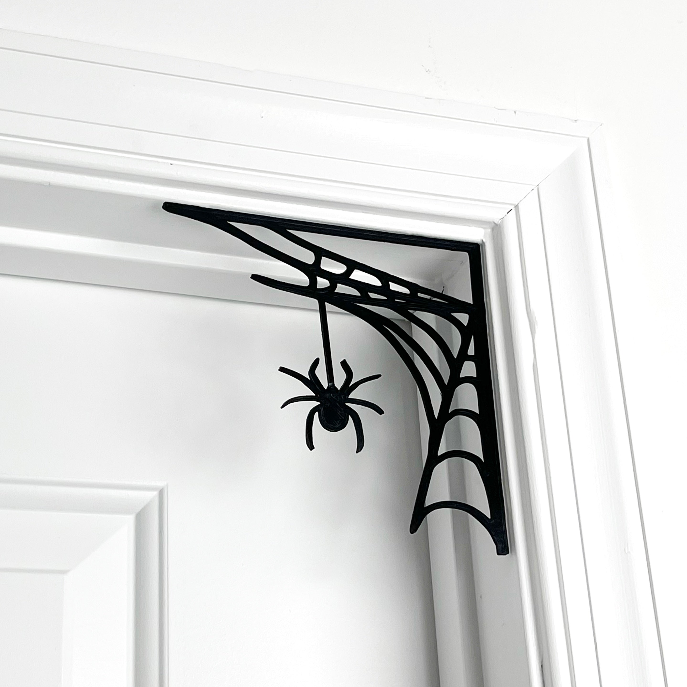 Spider in Web Door Decor