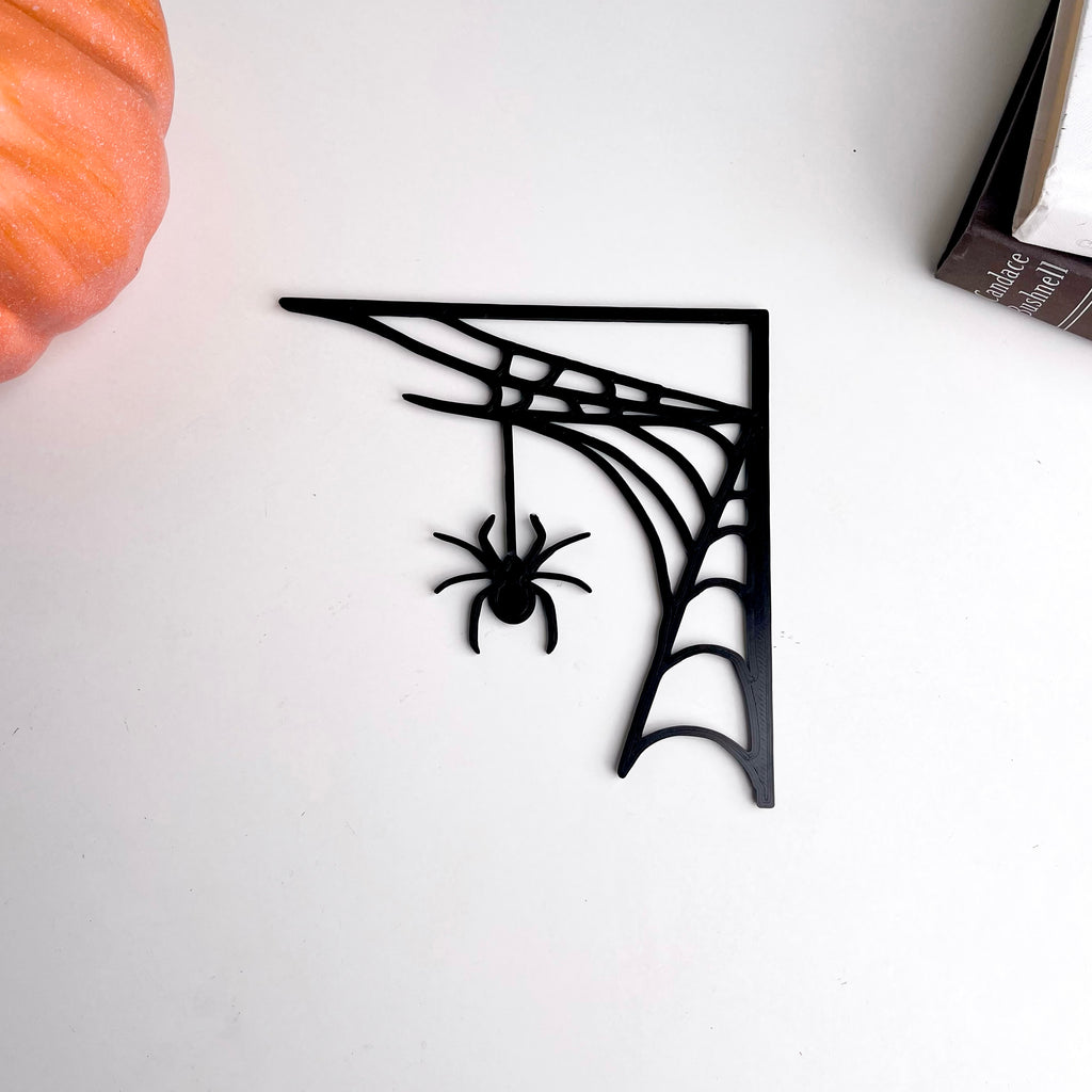 Spider in Web Door Decor