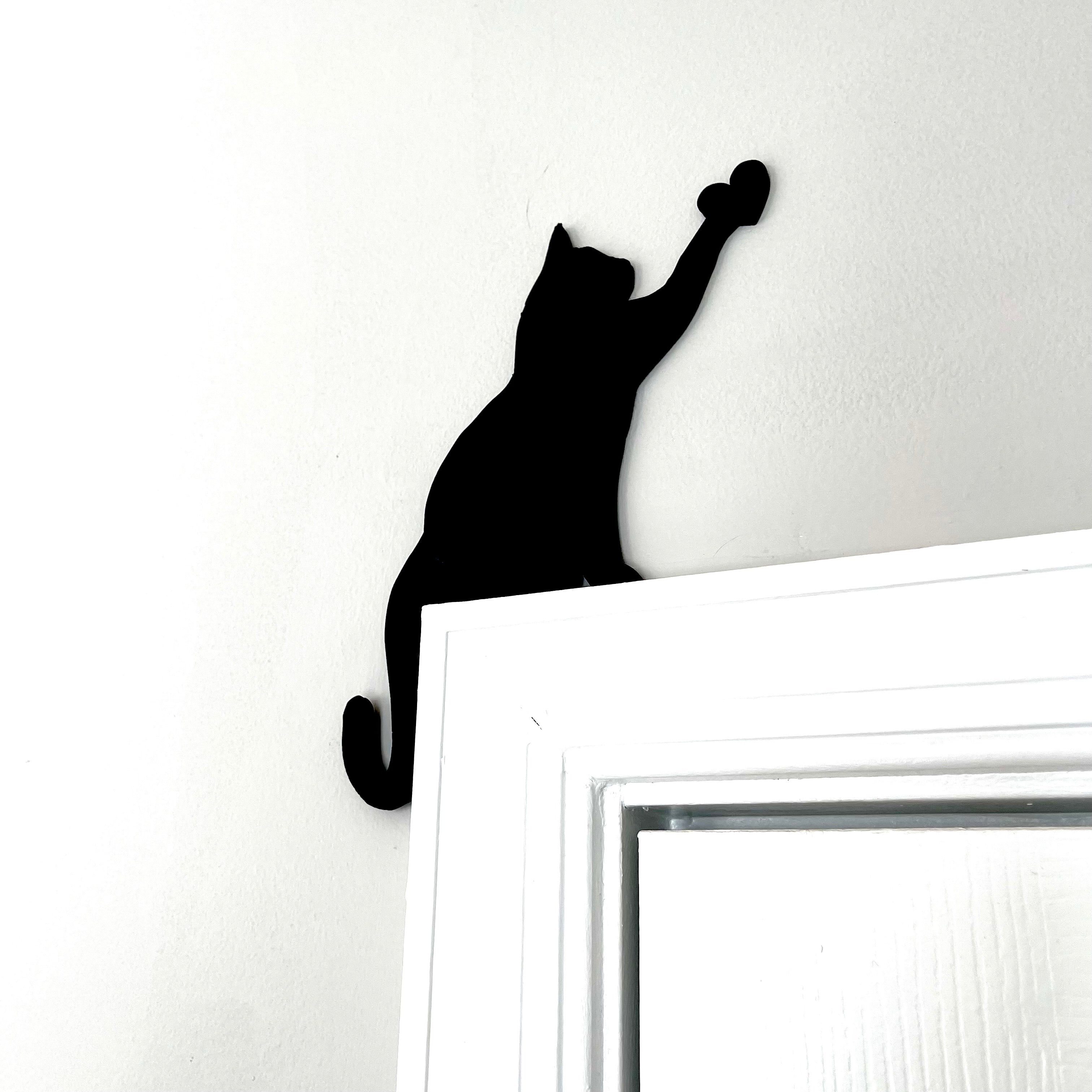 Cat Heart Door Topper Sign