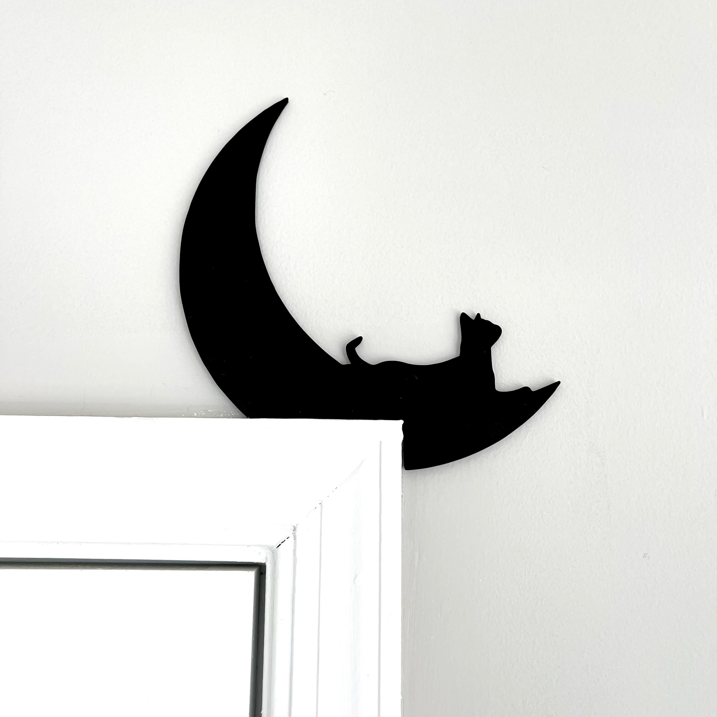 Moon Cat Door Topper
