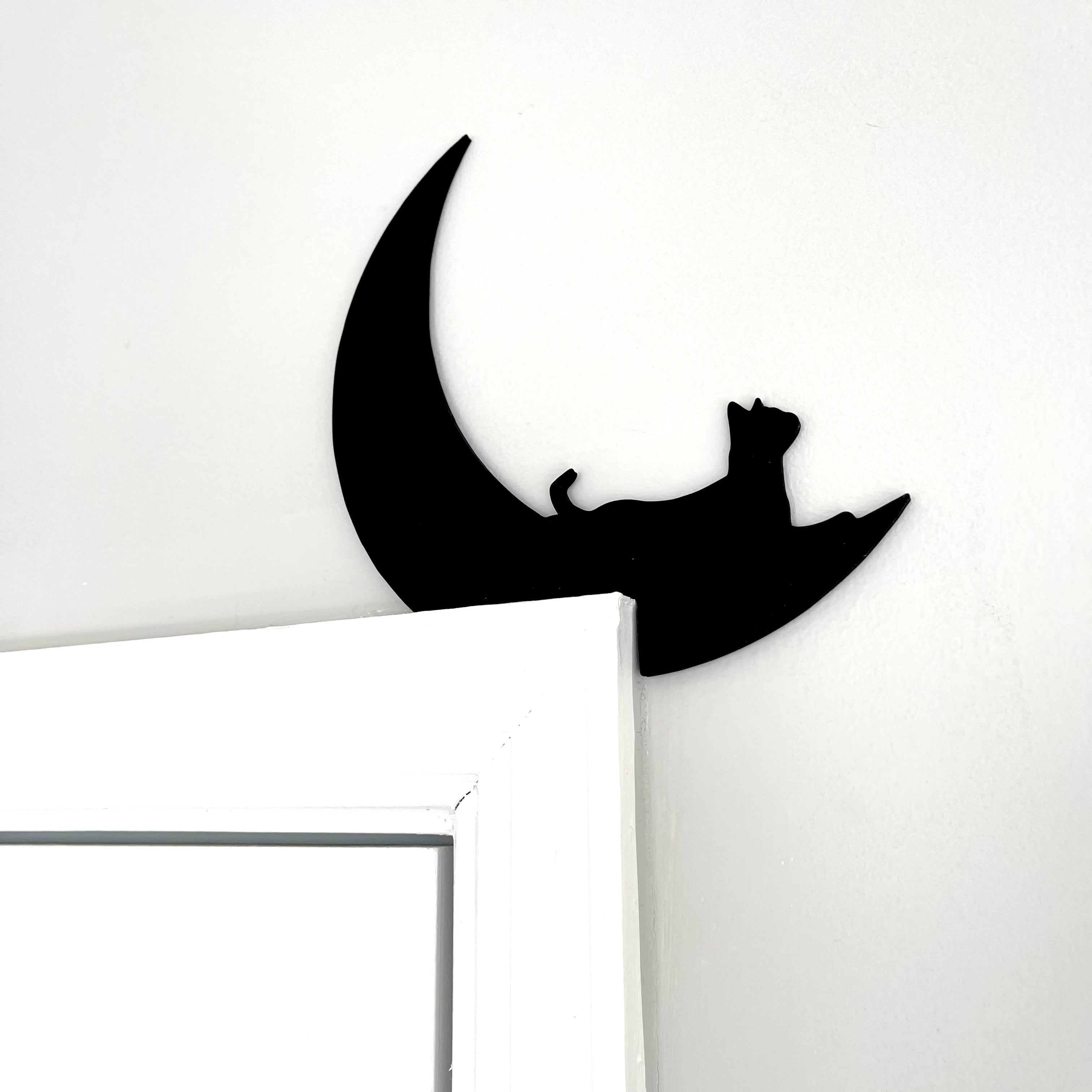 Moon Cat Door Topper