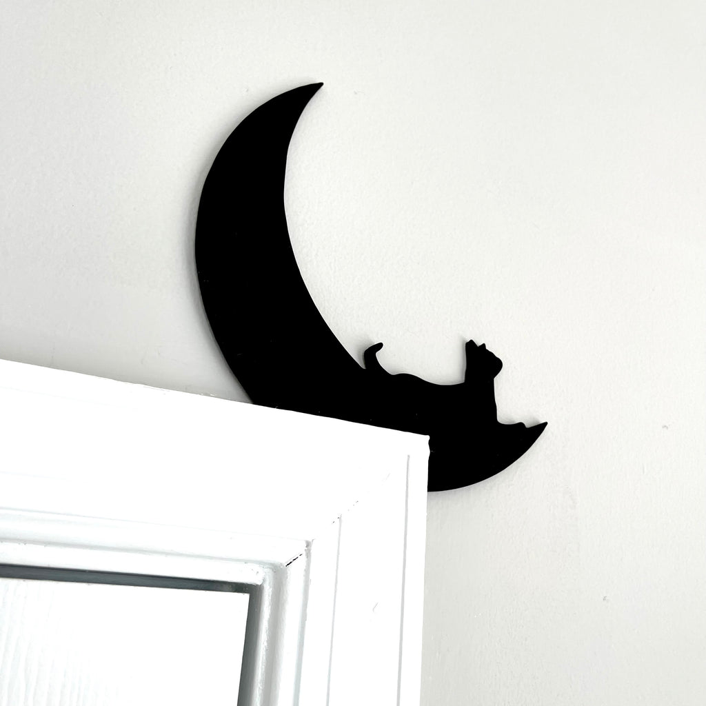 Moon Cat Door Topper