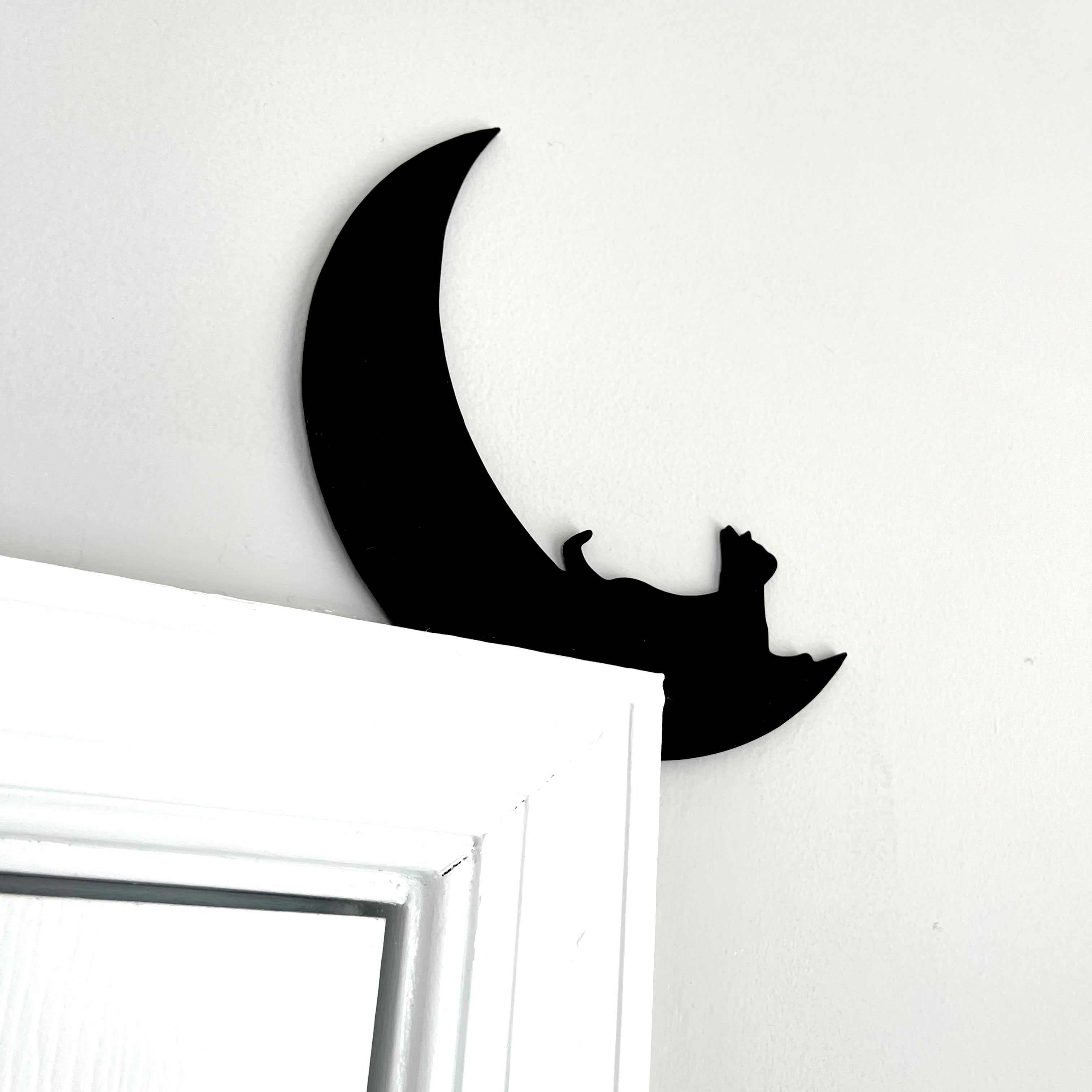 Moon Cat Door Topper