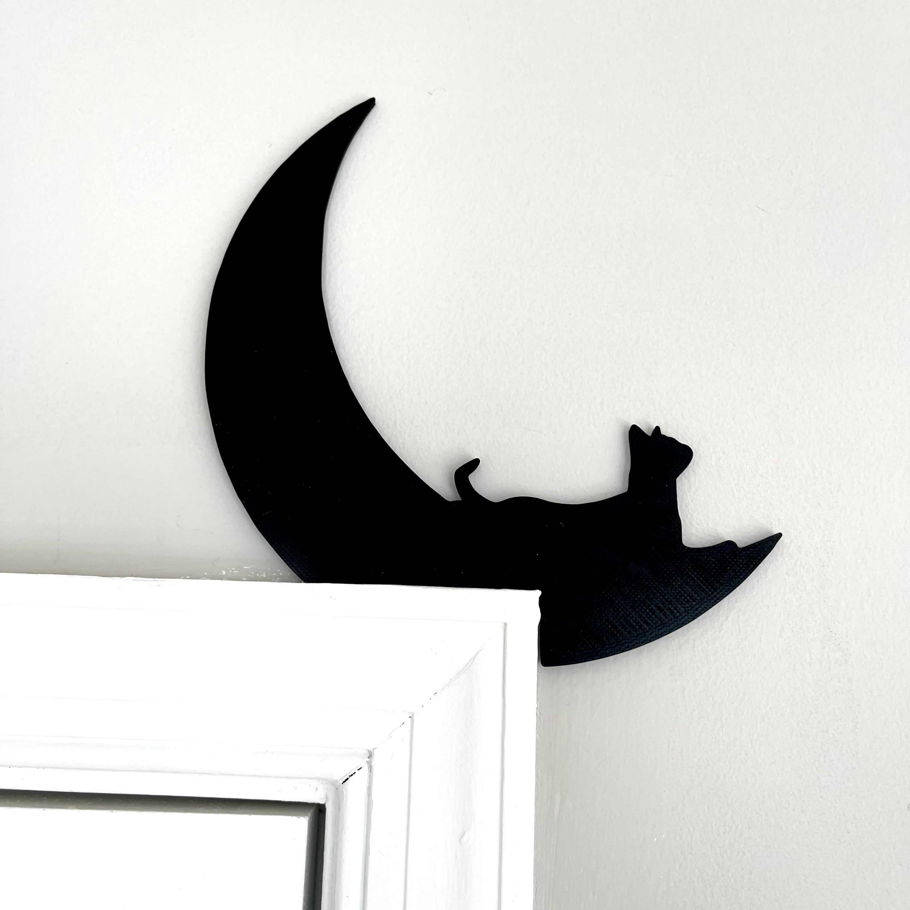 Moon Cat Door Topper