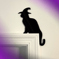 Witch Hat Cat Door Topper