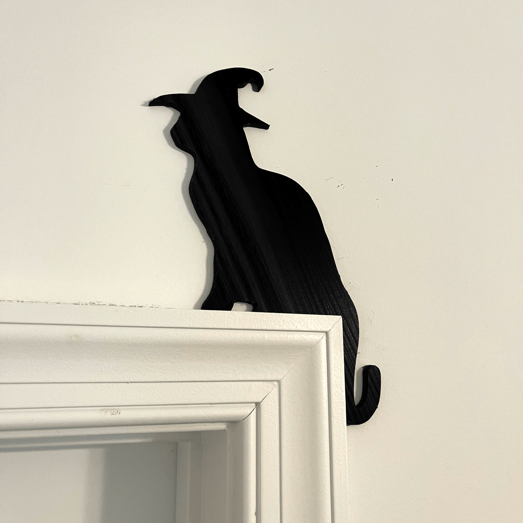 Witch Hat Cat Door Topper