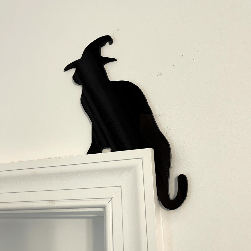 Witch Hat Cat Door Topper