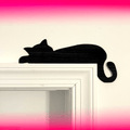 Sleepy Cat Door Topper
