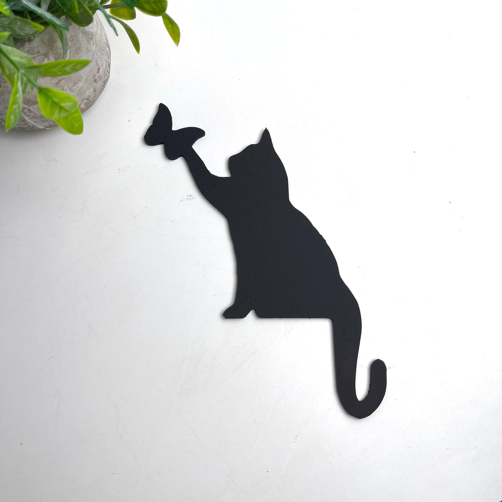 Cat Butterfly Door Topper