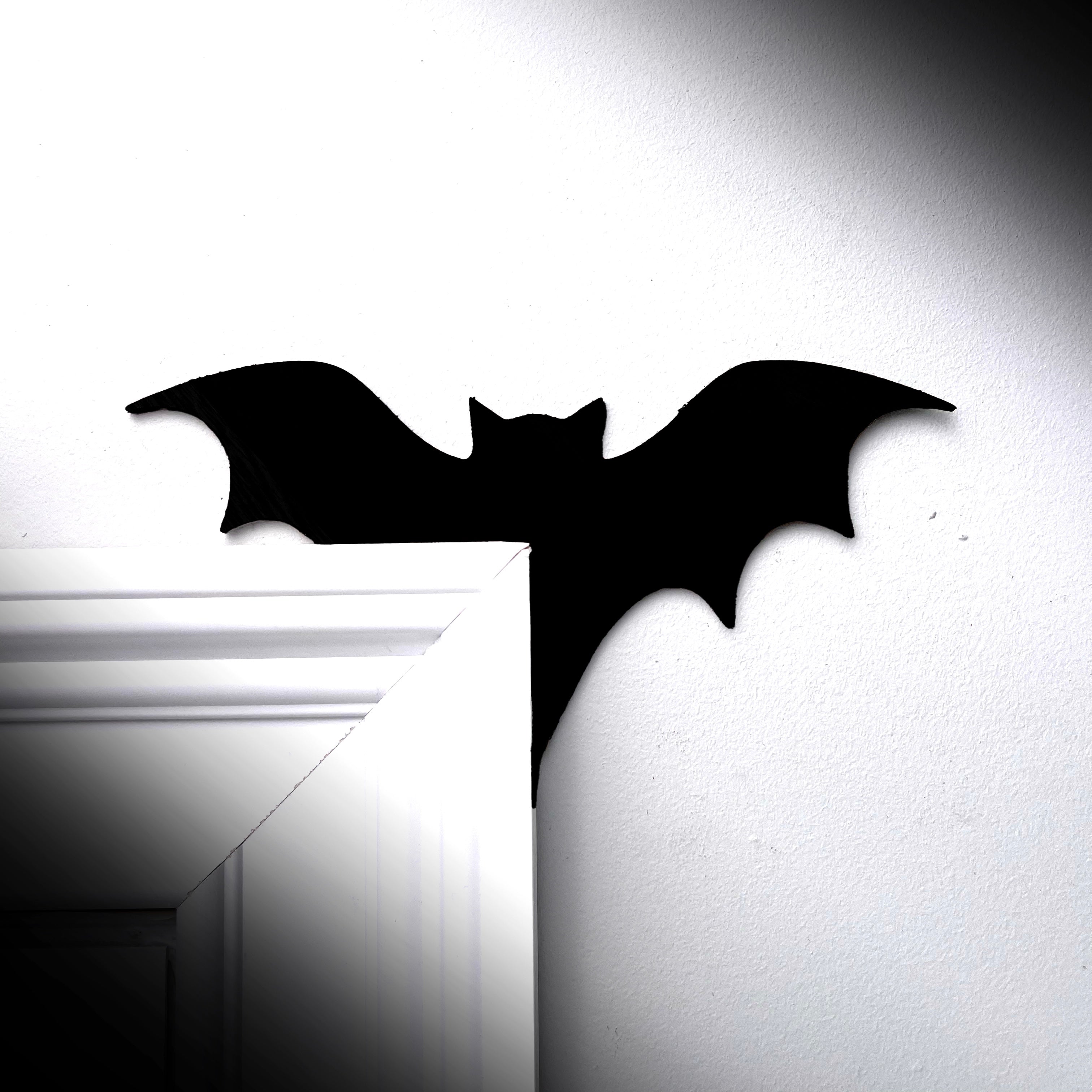 Black Bat Door Topper