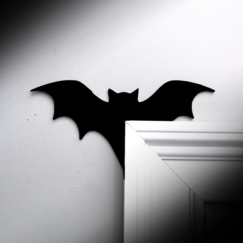 Black Bat Door Topper