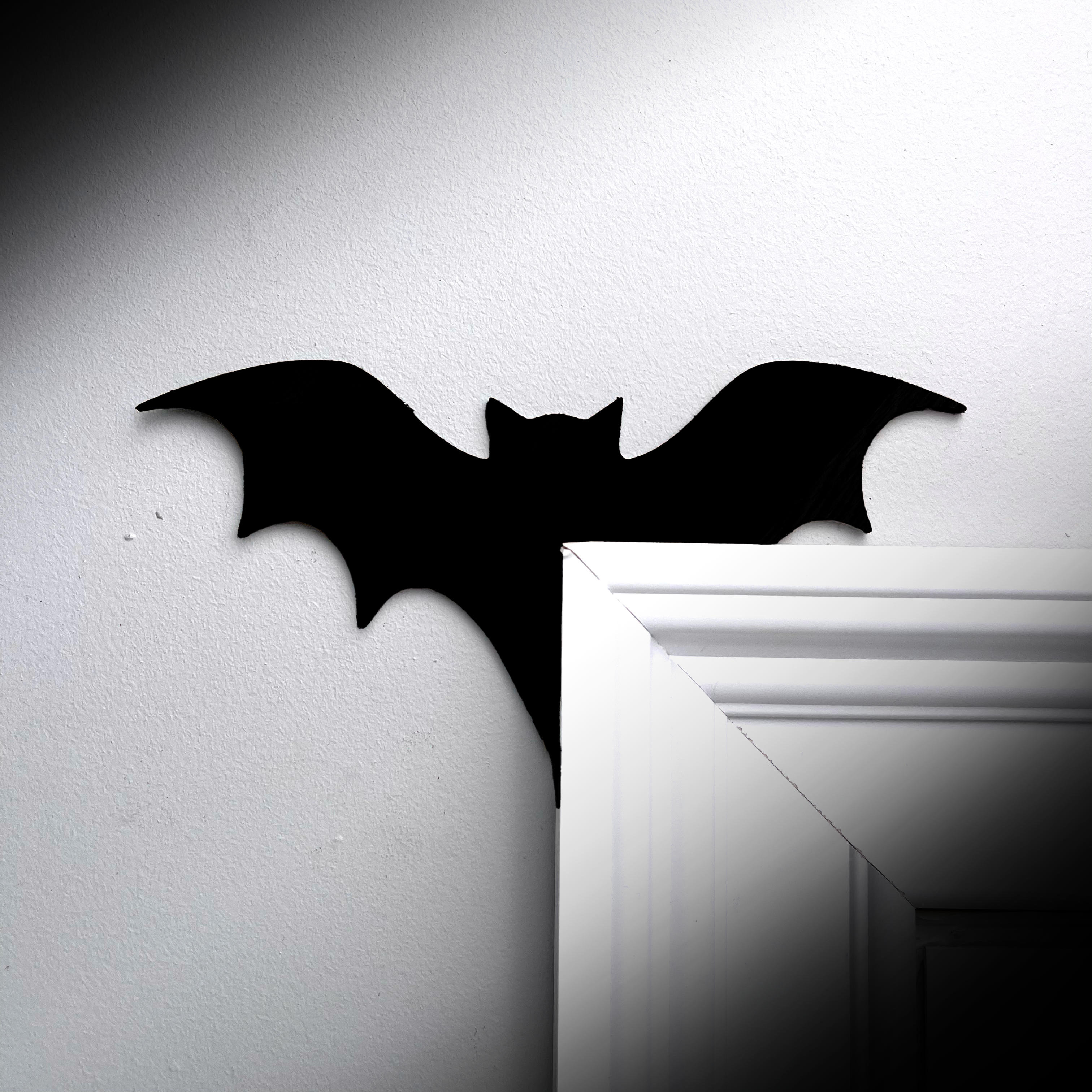 Black Bat Door Topper