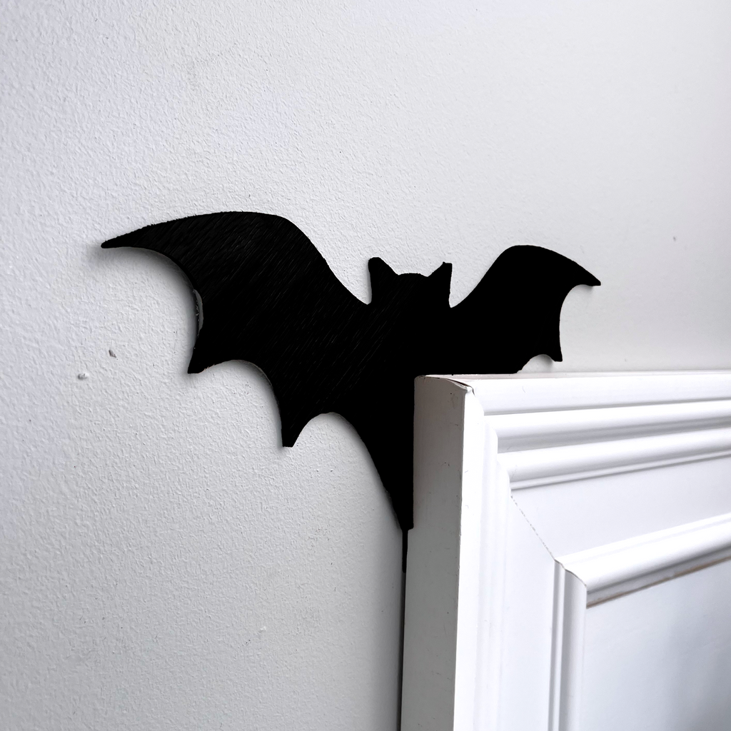 Black Bat Door Topper
