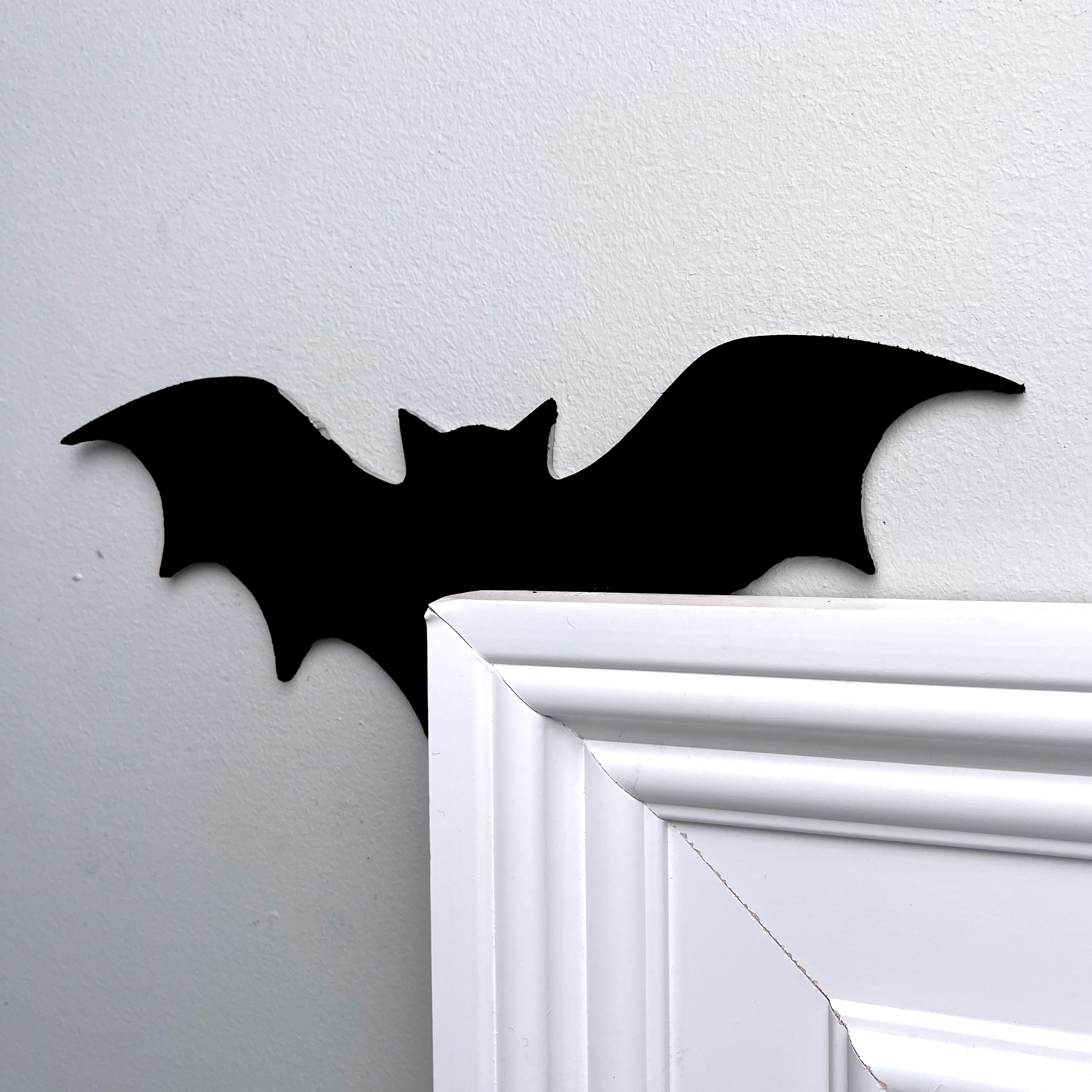 Black Bat Door Topper