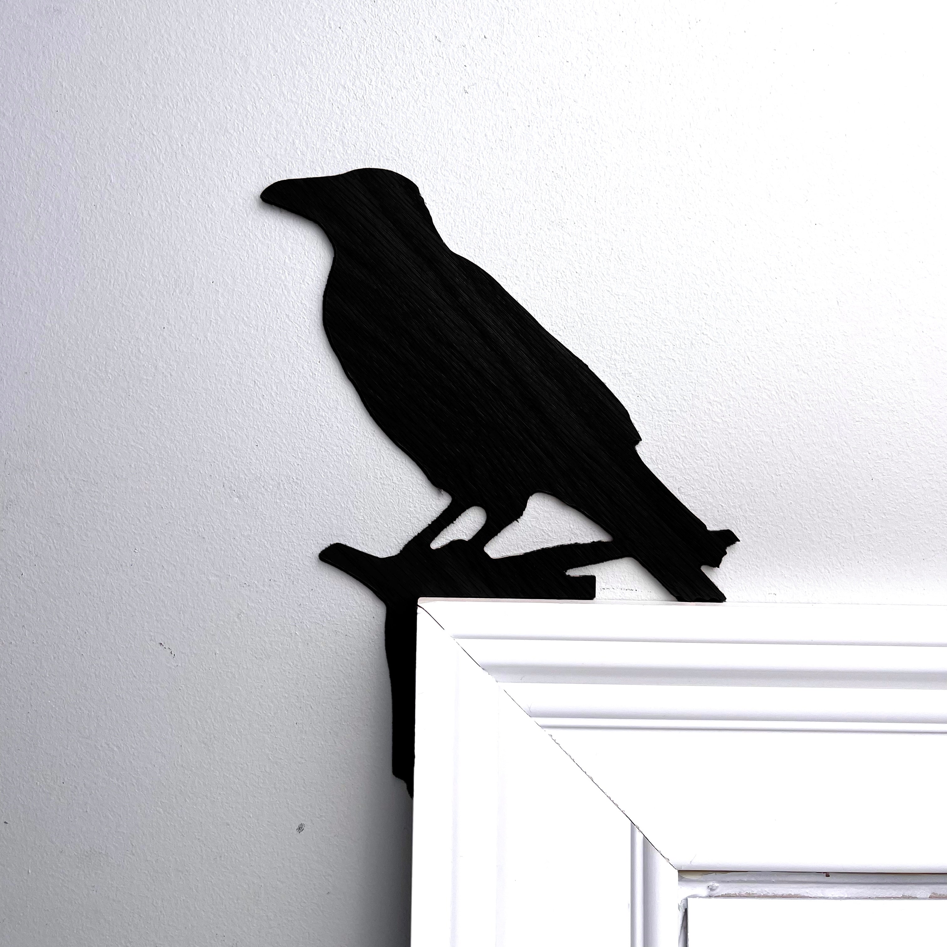Black Crow Door Topper