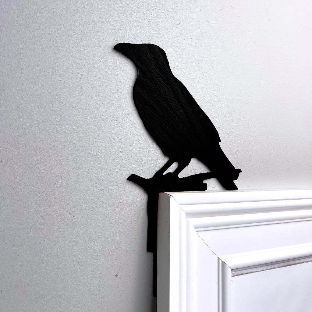 Black Crow Door Topper