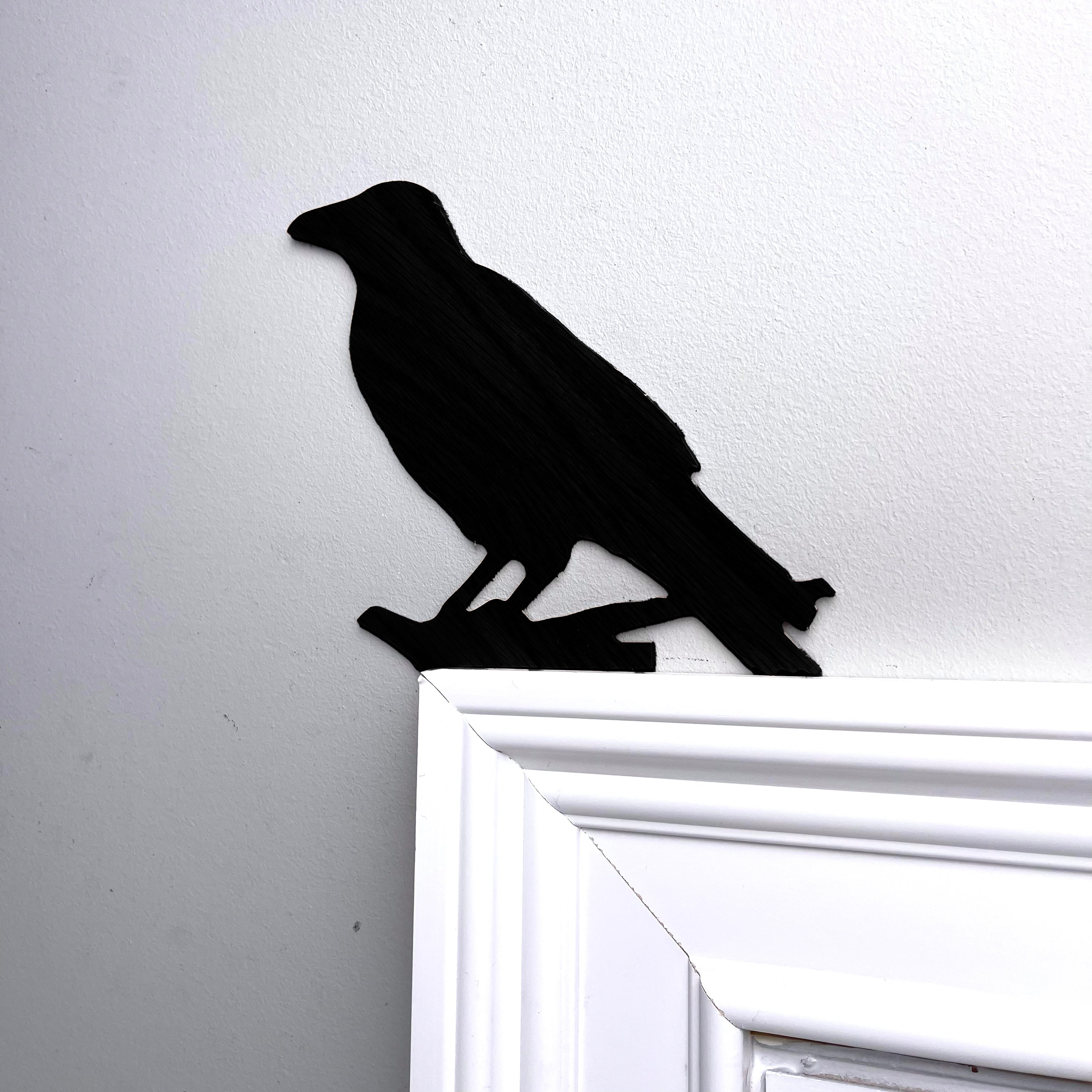 Black Crow Door Topper