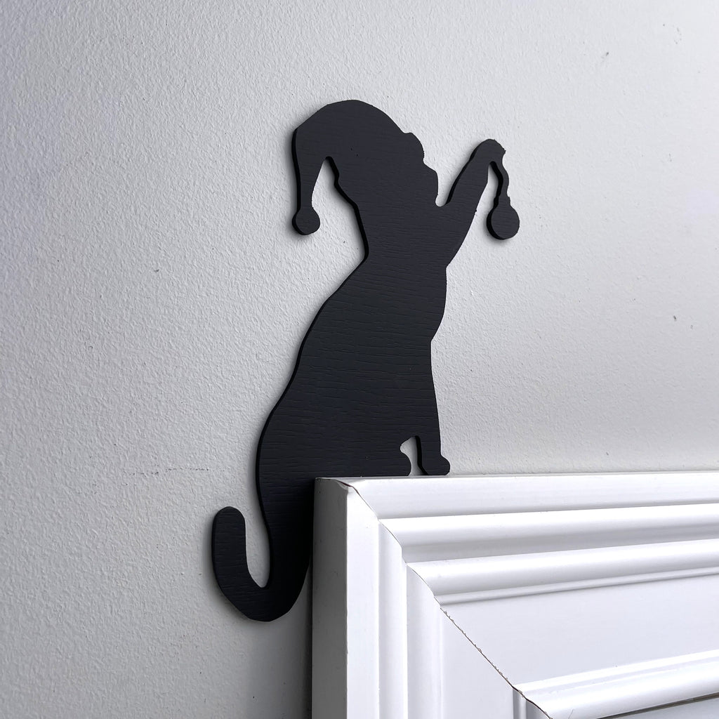 Christmas Cat Ornament Door Topper