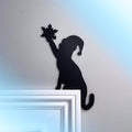 Christmas Cat Snowflake Door Topper